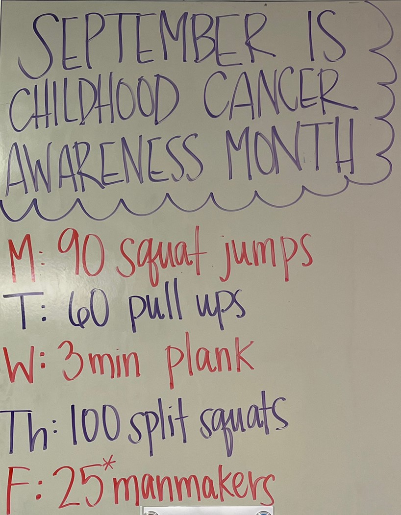 JOIN OUR SEPTEMBER FITNESS CHALLENGE